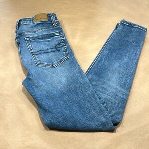 American Eagle Outfitters Blue Skinny Jeans
